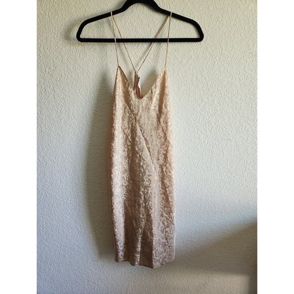 DEENA Other - Vintage Deena Golden Paisley Razor Back Night Gown